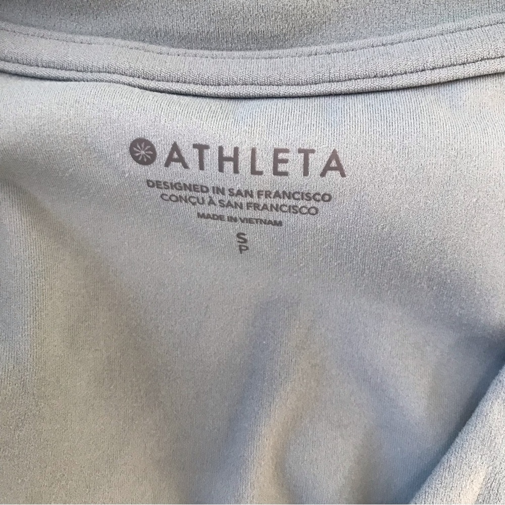 Athleta Blue Cropped Tank - Picture 2 of 4